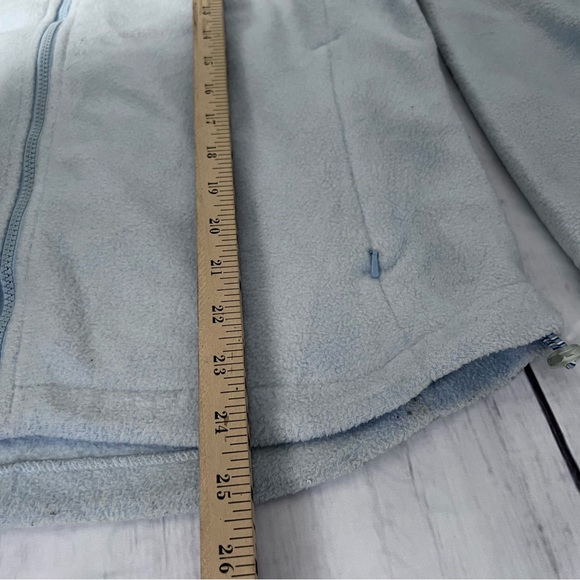 Columbia women’s Full Zip Fleece Jacket in Light Blue - SZ: Medium - Picture 4 of 8
